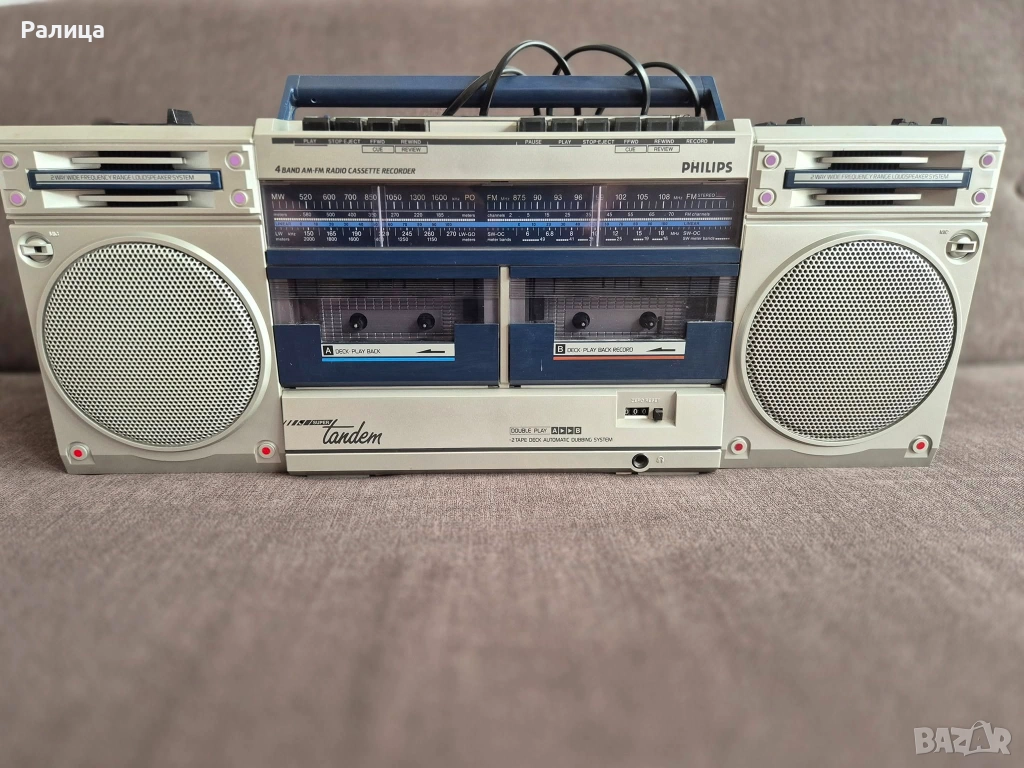 Касетофон Philips D8334/00 Super Tandem, снимка 1