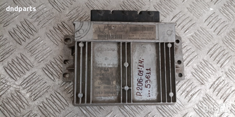 Компютър Peugeot 206 1.4i 2001г. 21645547-7	, снимка 1