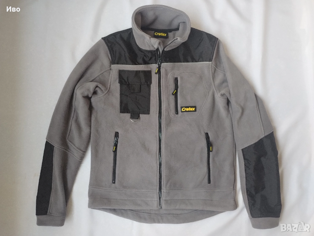 Cratex Поларено яке с множество джобове, размер М, снимка 1