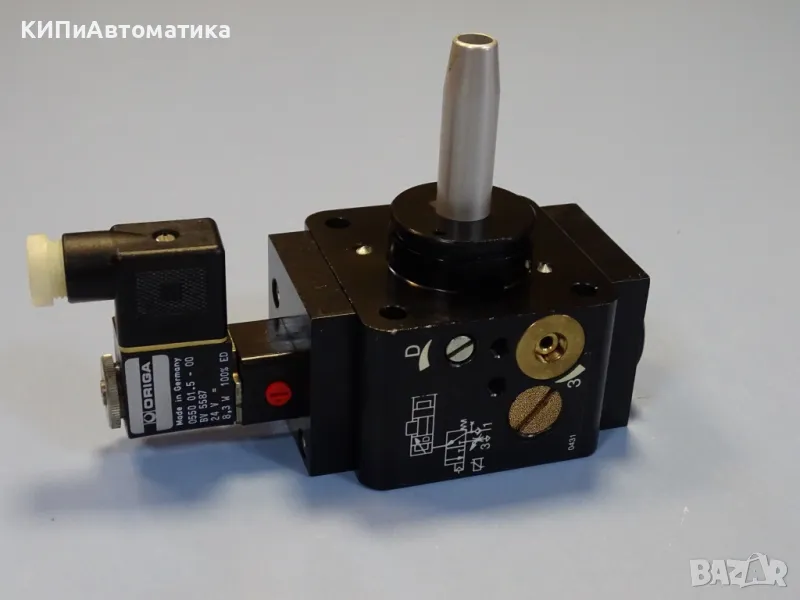 пневматичен разпределител ORIGA HOERBIGER 0431/A89G Solenoid Valve 24VDC, снимка 1