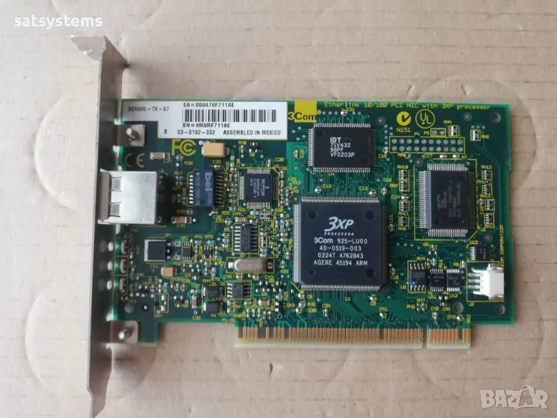 3COM 3CR990-TX-97 10/100 Base-T PCI Network Interface Card , снимка 1