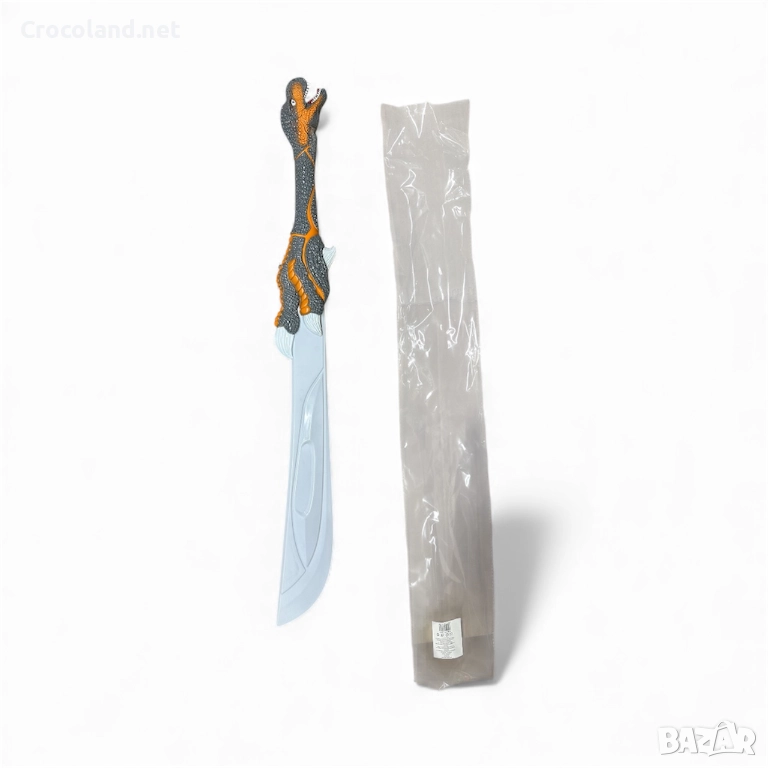 Пластмасов меч с драконова дръжка- звук и светлина, снимка 1