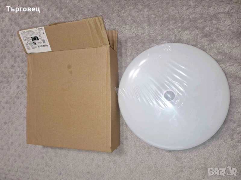  НОВ LED плафон с датик за движение и осветеност на 220 волта , снимка 1
