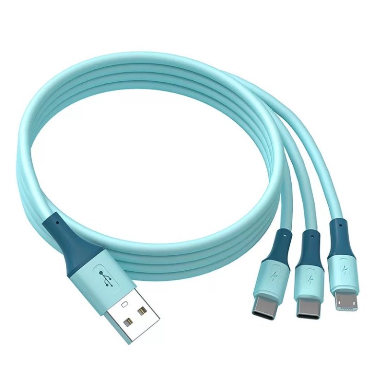 Кабел зарядно 3 в 1 USB to USB C / Lightning/ Micro USB в Оригинални  зарядни в гр. София - ID39063371 — Bazar.bg