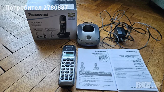 Домашен Телефон Panasonic KX-TG1611FX с безжична слушалка