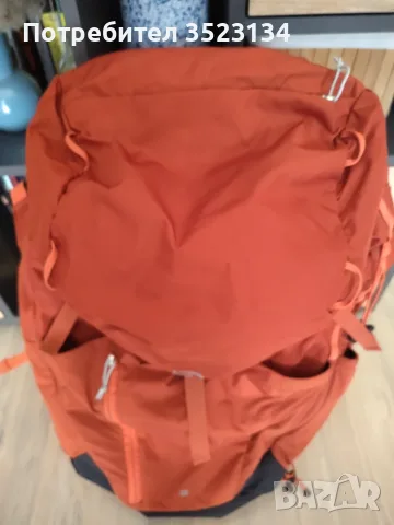 QUECHUA ТУРИСТИЧЕСКА РАНИЦА ЗА ПЛАНИНСКИ ПРЕХОДИ MH500, 38 ЛИТРА, ОРАНЖЕВО-КАФЯВА, снимка 2 - Спортна екипировка - 55638857