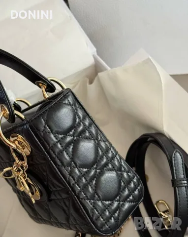 Christian Dior Дамска чанта, кожа, снимка 4 - Чанти - 56403443