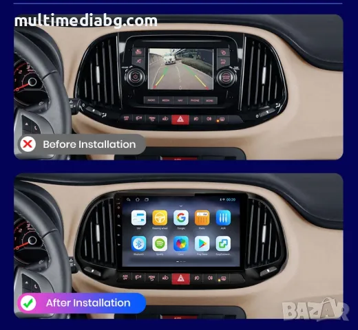 Fiat Doblo 2015 - 2019 Мултимедия Навигация Android, снимка 2 - Аксесоари и консумативи - 49892973