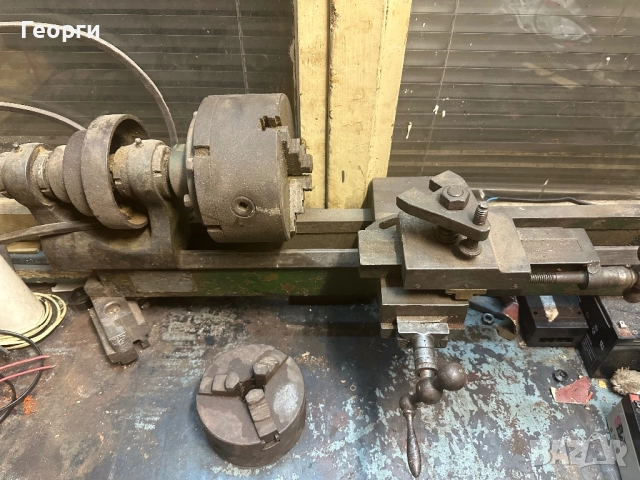 Продавам малък струг 80см