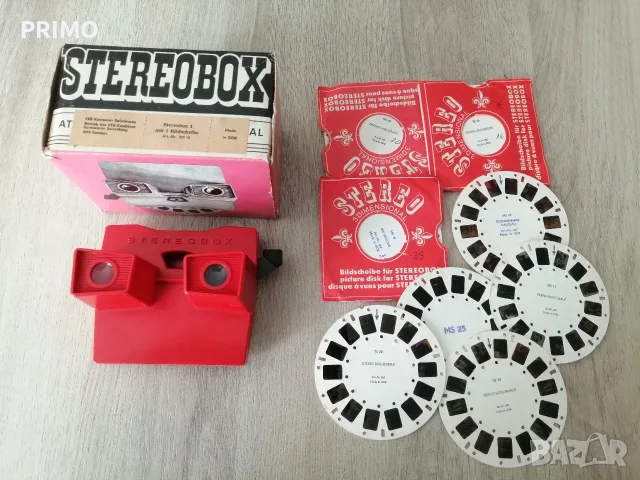 Стереобокс 1 (Stereobox I) ГДР с кутия и 6 бр. 3D стерео дискове – СОЦ