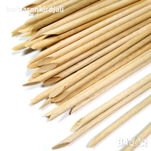 Дървени пръчици за избутване 50 бр., снимка 2 - Козметични уреди - 47883701