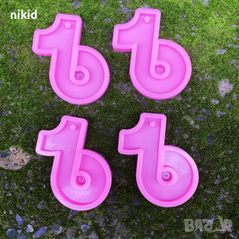 Tik Tok Тик Ток лого силиконов молд форма висулка фондан шоколад смола гипс ключодържател декор