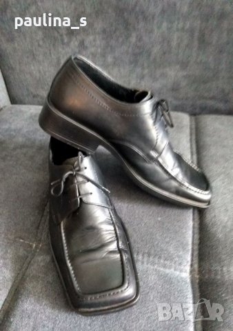 Италиански мъжки обувки от естествена кожа , снимка 1 - Ежедневни обувки - 36715915