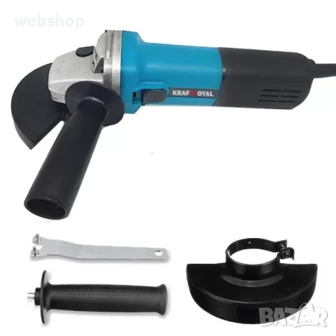 KraftRoyal 3-инструмента, 220 V, ъглошлайф 11000 rpm 125 mm 1200W, трион с махало 1200W 3000 RPM, снимка 3 - Други инструменти - 50543677