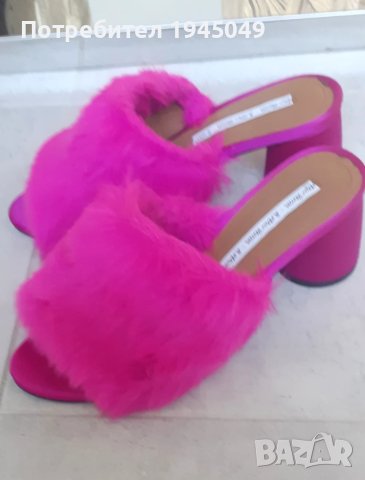 Маркови дамски елегантни чехли на ток - 36 номер, снимка 4 - Чехли - 50849639