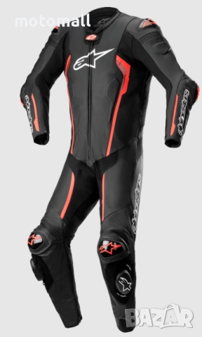Кожен екип Alpinestars Missile V2 black/red, снимка 2 - Аксесоари и консумативи - 52836586