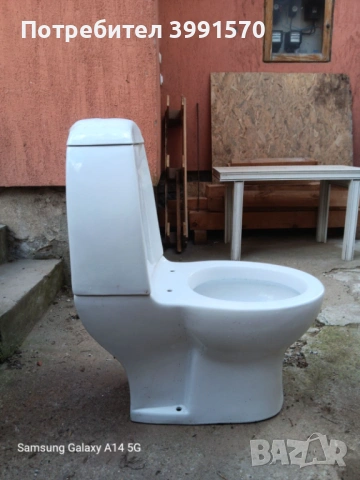  Нова тоалетна чиния моноблок със седалка, снимка 2 - Други стоки за дома - 54020964