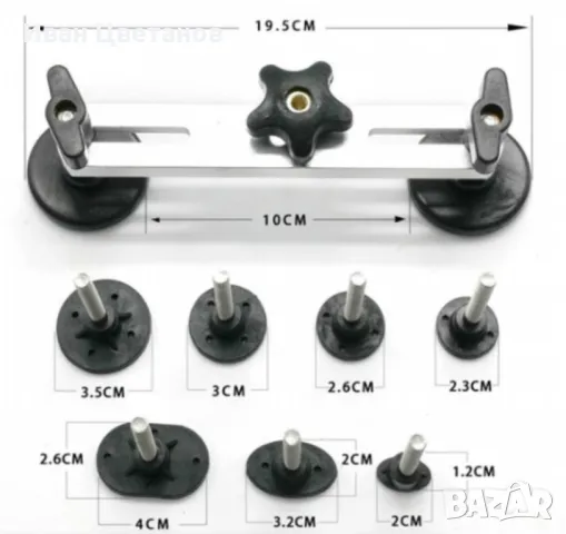 Комплект за ремонт DIY Dent & Ding, снимка 3 - Аксесоари и консумативи - 49235707