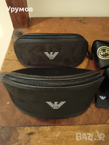 Нови оригинални калъфи за очила Ray Ban, Armani, снимка 2 - Слънчеви и диоптрични очила - 52262947