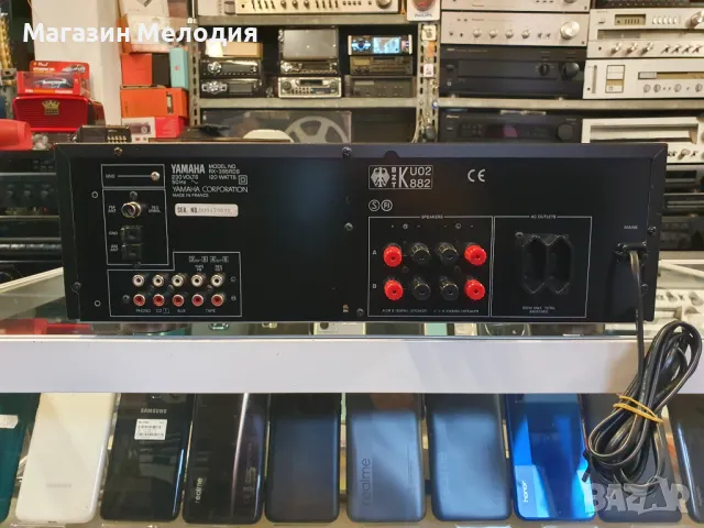 Ресийвър Yamaha RX-395RDS Black Две по 75 вата на 4 ома. В отлично техническо и визуално състояние., снимка 8 - Ресийвъри, усилватели, смесителни пултове - 47859626