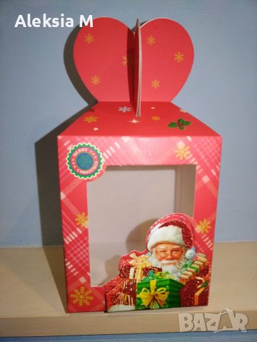6 модела коледни картонени кутии коледна кутия за подарък подаръци, снимка 3 - Коледни подаръци - 38927229