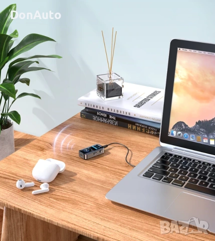 Bluetooth AUX трансивър – приемник и предавател, снимка 5 - Аксесоари и консумативи - 53135984