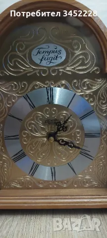 часовник настолен работи за колекционери , снимка 2 - Антикварни и старинни предмети - 48605627