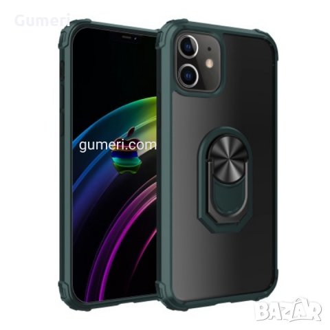 Apple iPhone 12 mini Хибриден гръб с метален пръстен , снимка 2 - Калъфи, кейсове - 30689665