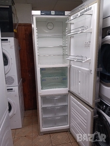 Иноксов комбиниран хладилник с фризер Liebherr A+++ Made in Germany 2 години Гаранция!, снимка 11 - Хладилници - 53992040