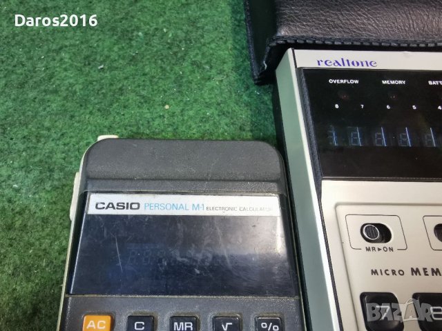 Два броя калкулатори Casio и Realtone , снимка 4 - Антикварни и старинни предмети - 39326789