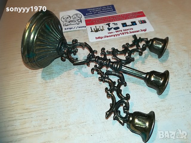 малък и красив свещник в цвят злато-13х12см, снимка 11 - Колекции - 30009376