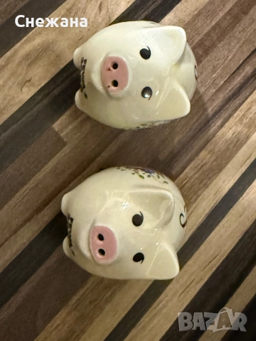 Порцеланов комплект за сол и пипер, снимка 5 - Други ценни предмети - 52978963