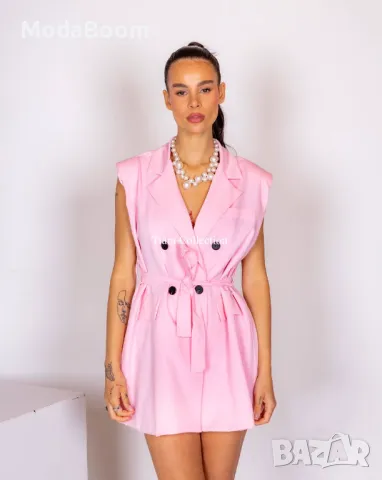 Дамска рокля тип сако в различни цветове , снимка 4 - Рокли - 48076313