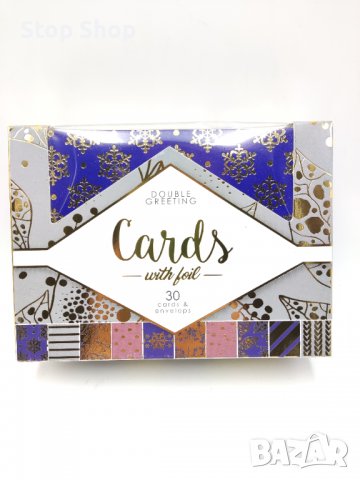 30броя картички 10 дизайна с пликове