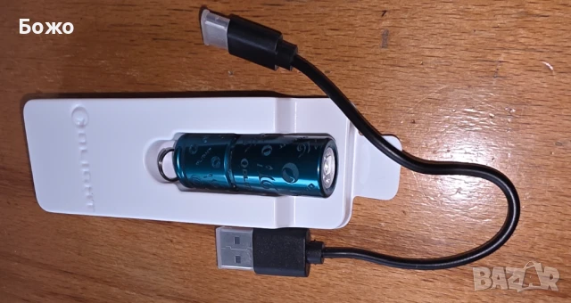 Нов LED фенер Olight i16 (22 грама до 180 лумена) - Тъмно син, снимка 7 - Еднодневни екскурзии и почивки - 51389631