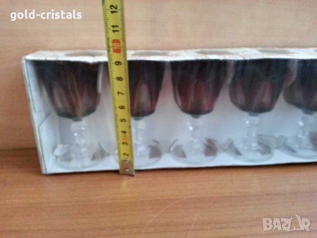 Кристални чаши френски кристал , снимка 3 - Антикварни и старинни предмети - 31723730