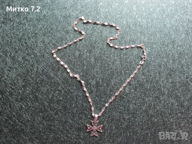 сребърен медальон - 13, снимка 5 - Колиета, медальони, синджири - 56144038