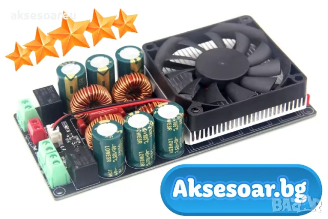 Мощен нов HIFI стерео цифров усилвател клас D с висока мощност 2 x 600 W с TPA3255 релейна защита, снимка 4 - Ресийвъри, усилватели, смесителни пултове - 56084273