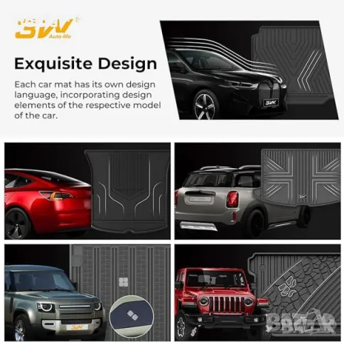 Highland TPE за Tesla Model 3 - водоустойчив, анти-плъзгащ се, снимка 5 - Аксесоари и консумативи - 49826241