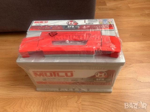 Нов Акумулатор - 12V 75 Ah 720A Mutlu Мутлу , снимка 2 - Аксесоари и консумативи - 51983024