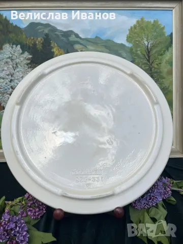 Порцеланово плато за торта и сладкиши. Herbolzheim. Маркирано., снимка 6 - Антикварни и старинни предмети - 49937949