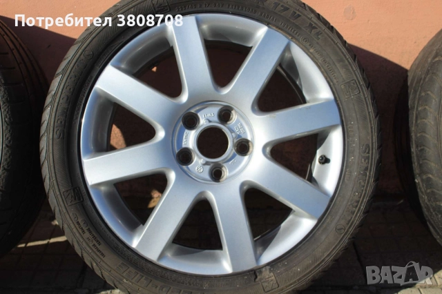 Оригинални VW джанти 17, снимка 4 - Гуми и джанти - 52586901