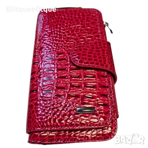 Елегантен дамски портфейл с луксозна текстура, снимка 3 - Портфейли, портмонета - 52353622