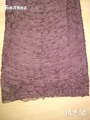 Нова дълга кафява рокля, снимка 4 - Рокли - 30713969