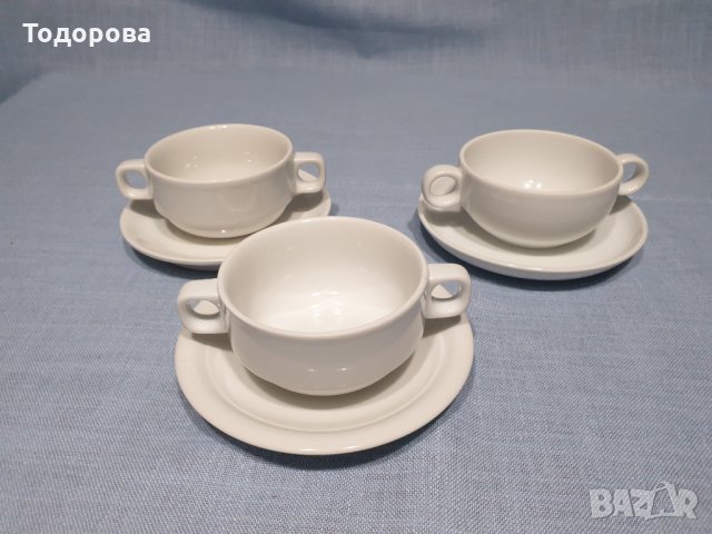 Порцеланов сет-чаши,купи с две дръжки Schonwald  Germany 