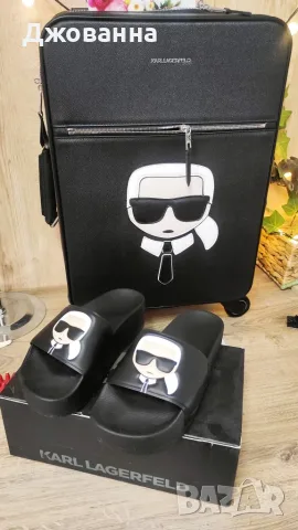 Комплект чехли и куфар Karl Lagerfeld , снимка 7 - Чанти - 55746579