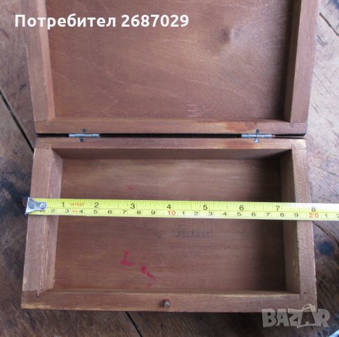 Красива дървена кутия с лалета, снимка 5 - Други - 29593068