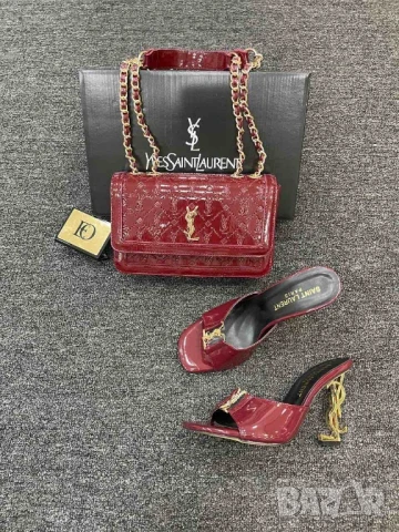 чехли / сандали  на ток YSL saint laurent Dolce&Gabbana , снимка 4 - Чехли - 51024636