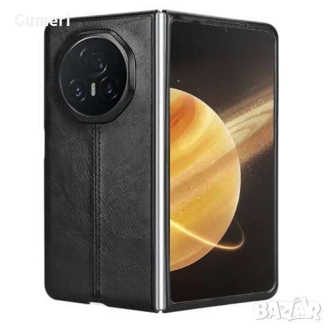 Huawei Honor Magic V3 5G Твърд Кейс - Кожен , снимка 4 - Калъфи, кейсове - 47694978