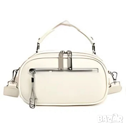 Модерна дамска чанта с ципове в различни цветове, снимка 7 - Чанти - 52098252